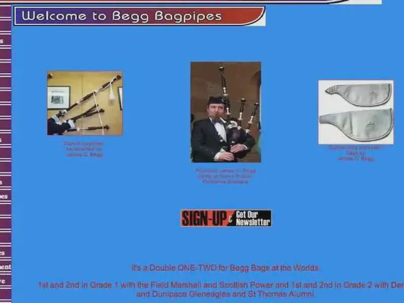 begg bagpipes
