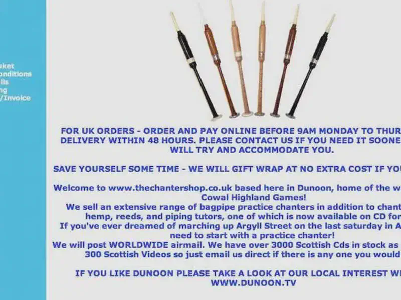 the chanter shop