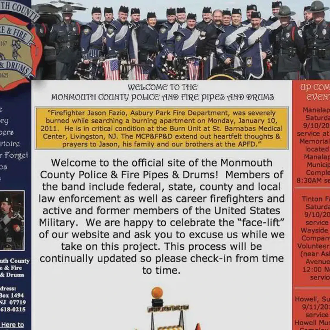 monmouth county police pipes and drums