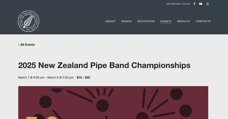 New Zealand Pipe Band Championships 2025