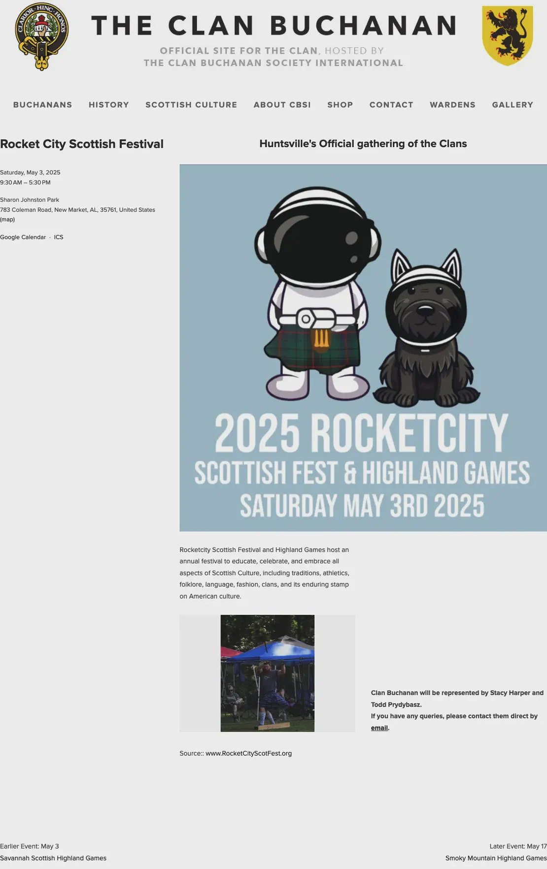 Rocket City Scottish Festival