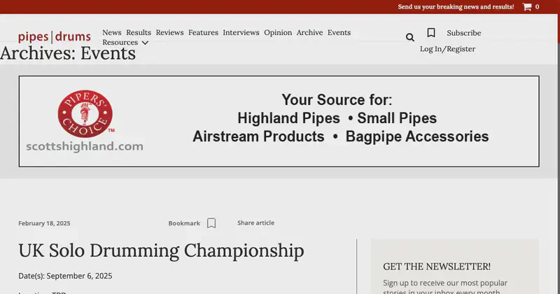 Decatur Piping Competition