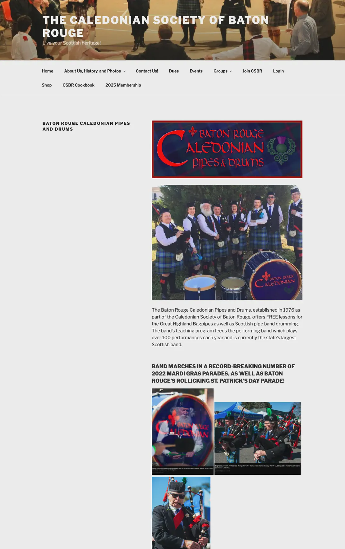 Baton Rouge Caledonian Pipes and Drums