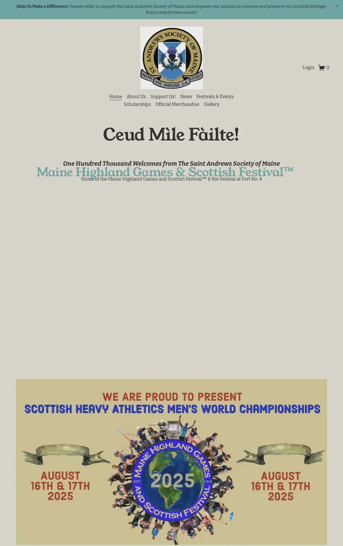 2025 Maine Highland Games & Scottish Festival