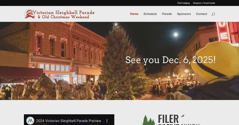 Manistee Victorian Sleighbell Parade