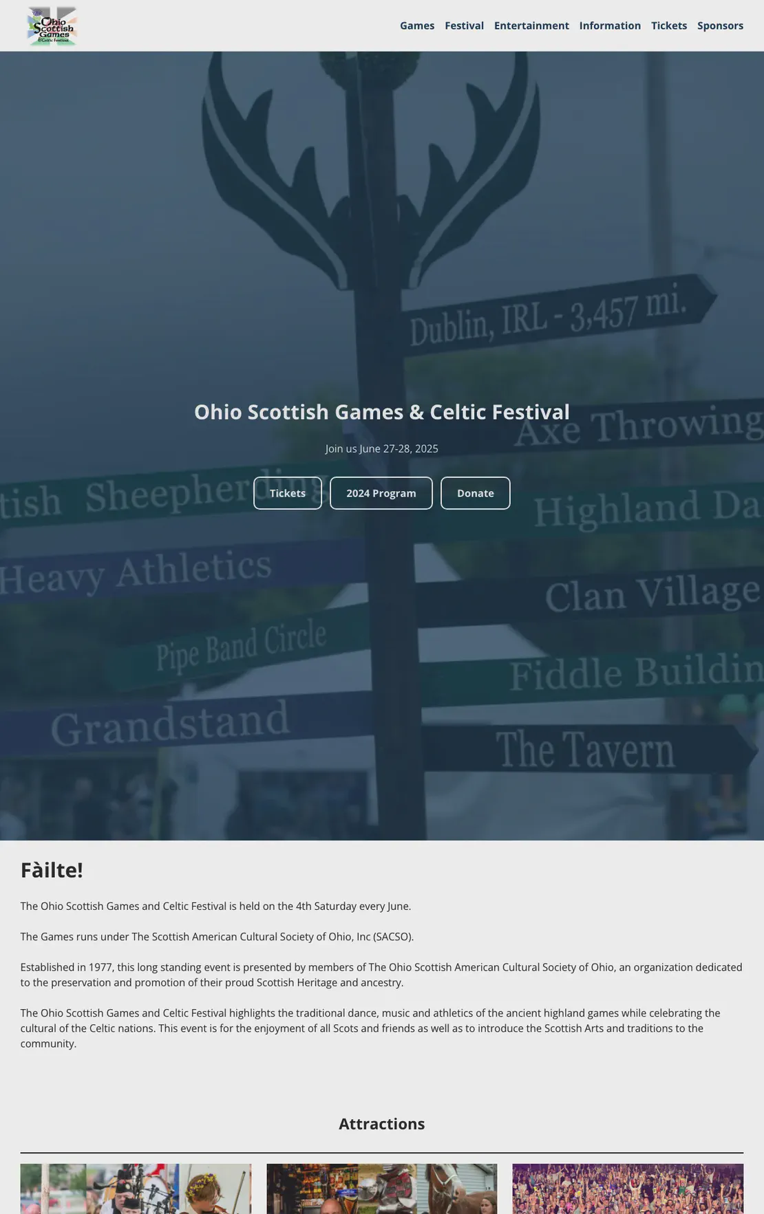 Ohio Scottish Games & Celtic Festival