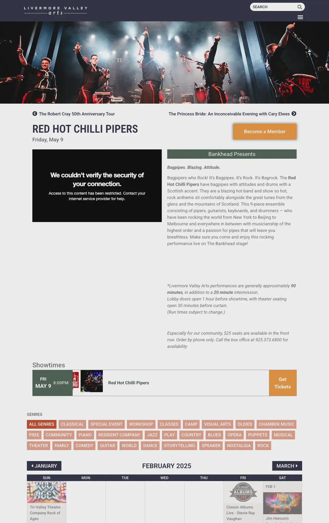Red Hot Chilli Pipers Concert