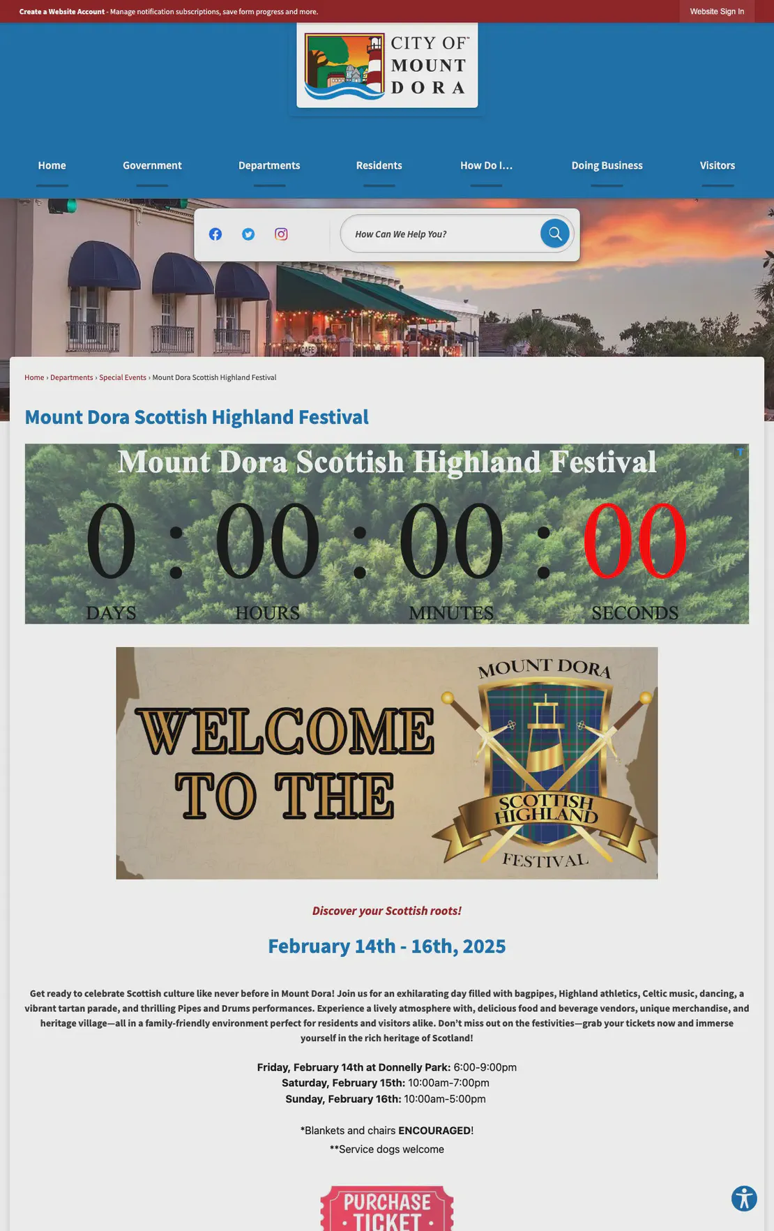Mount Dora Scottish Highland Festival