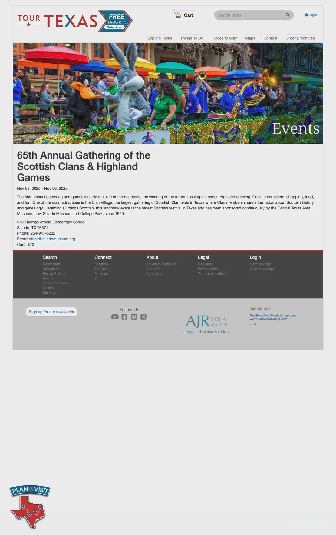 65th Annual Gathering of the Scottish Clans & Highland Games
