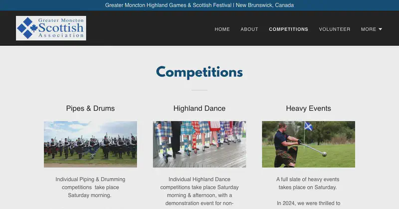 Greater Moncton Highland Games & Scottish Festival