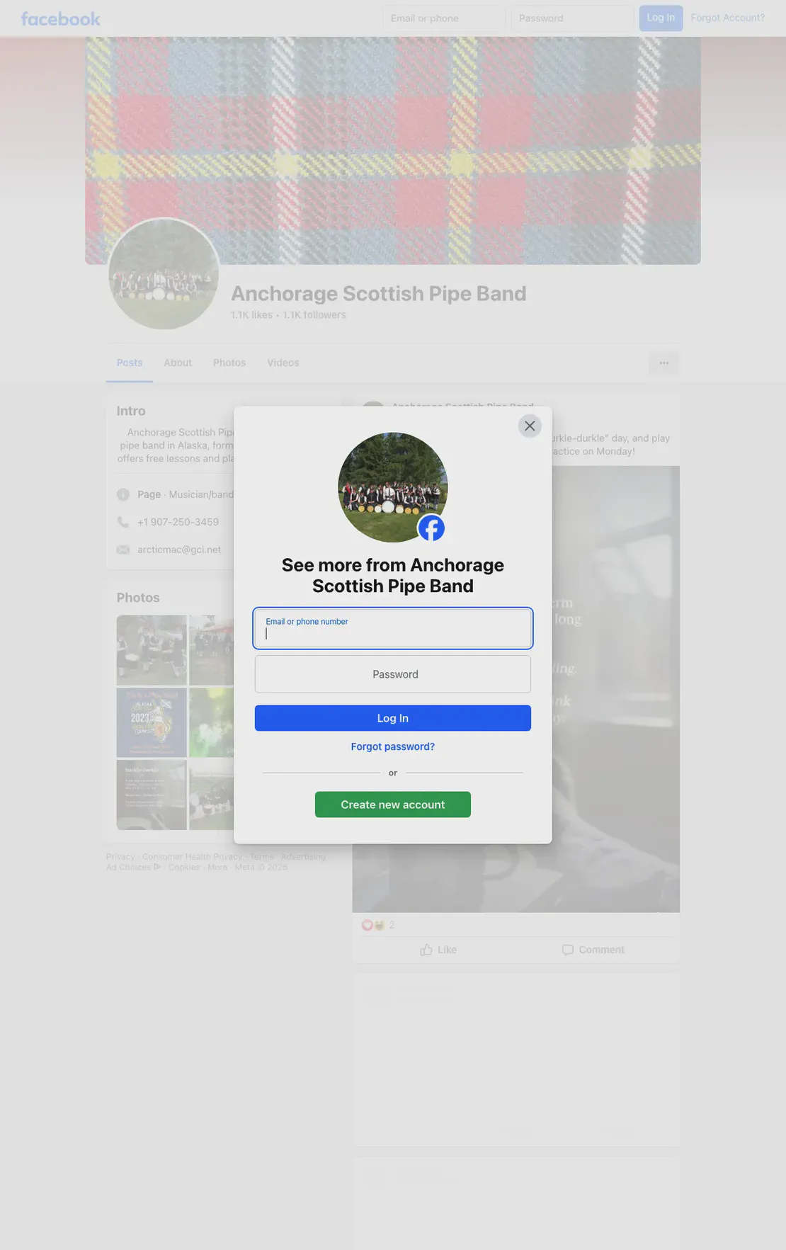 Anchorage Scottish Pipe Band
