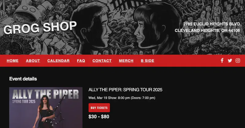Ally The Piper: Spring Tour 2025