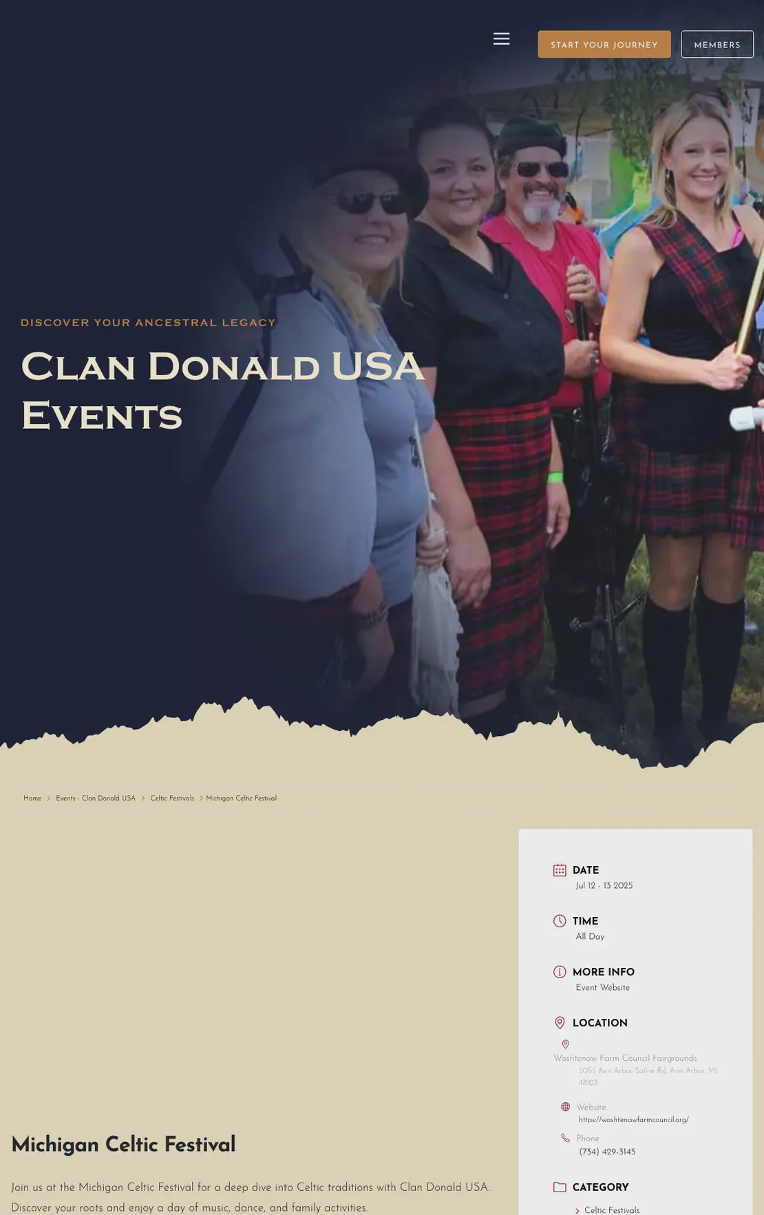 Michigan Celtic Festival