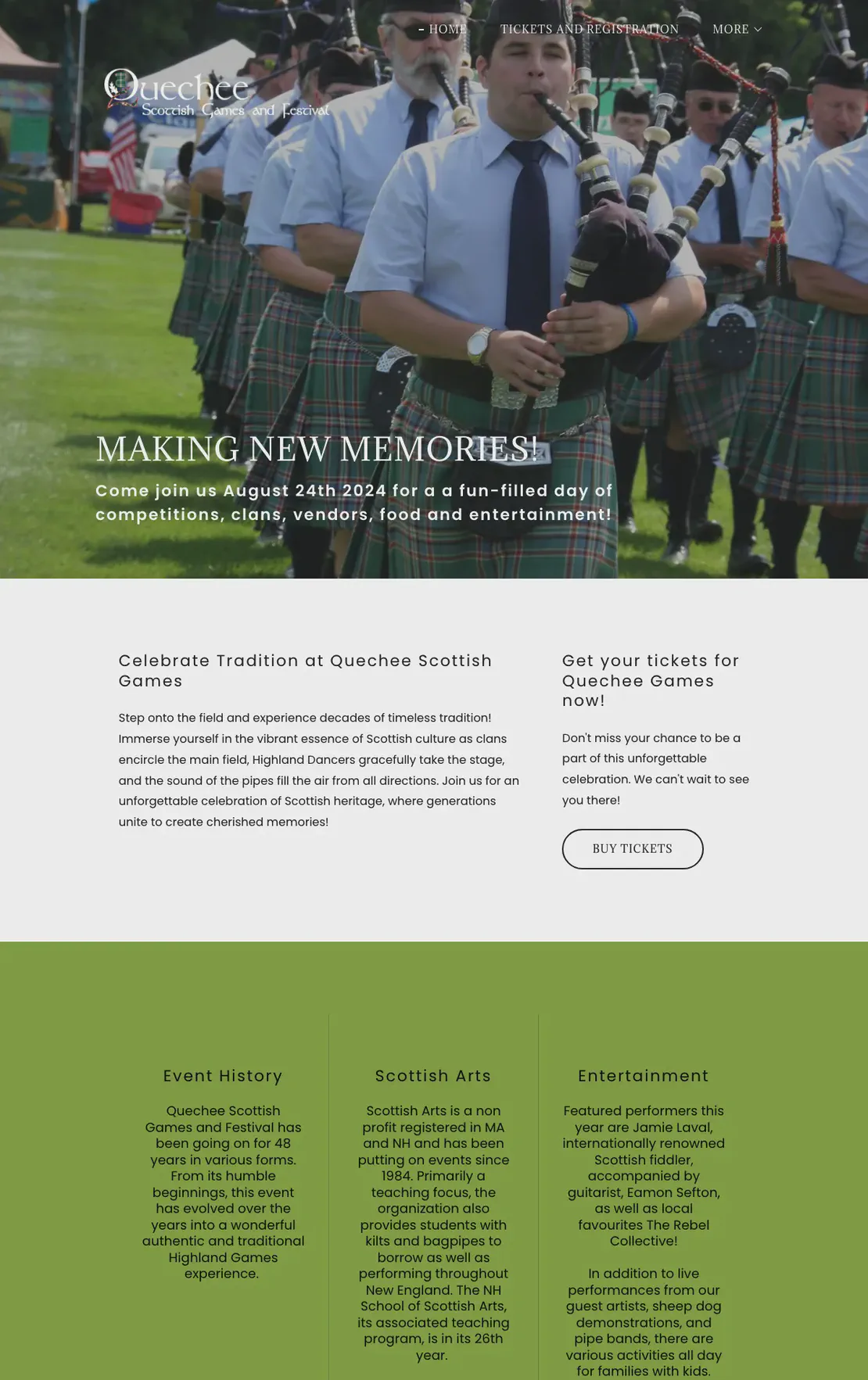 Quechee Scottish Games & Festival