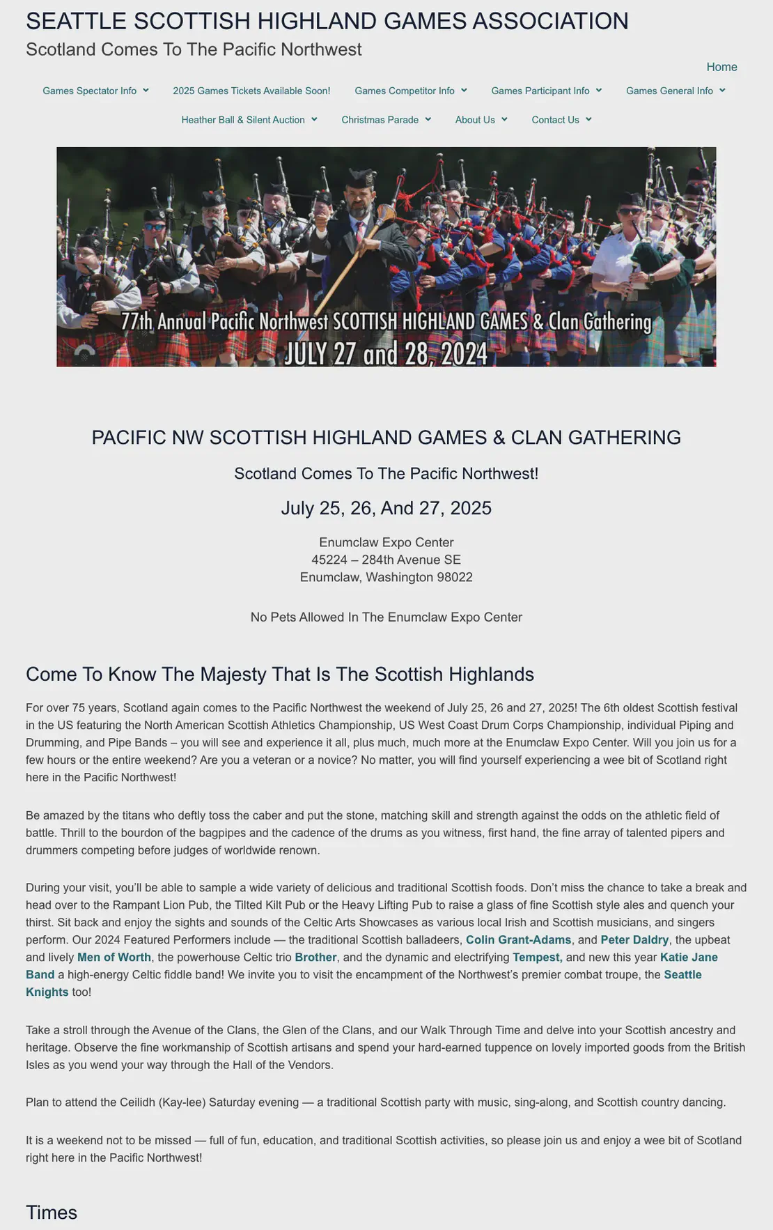 Seattle Scottish Highland Games