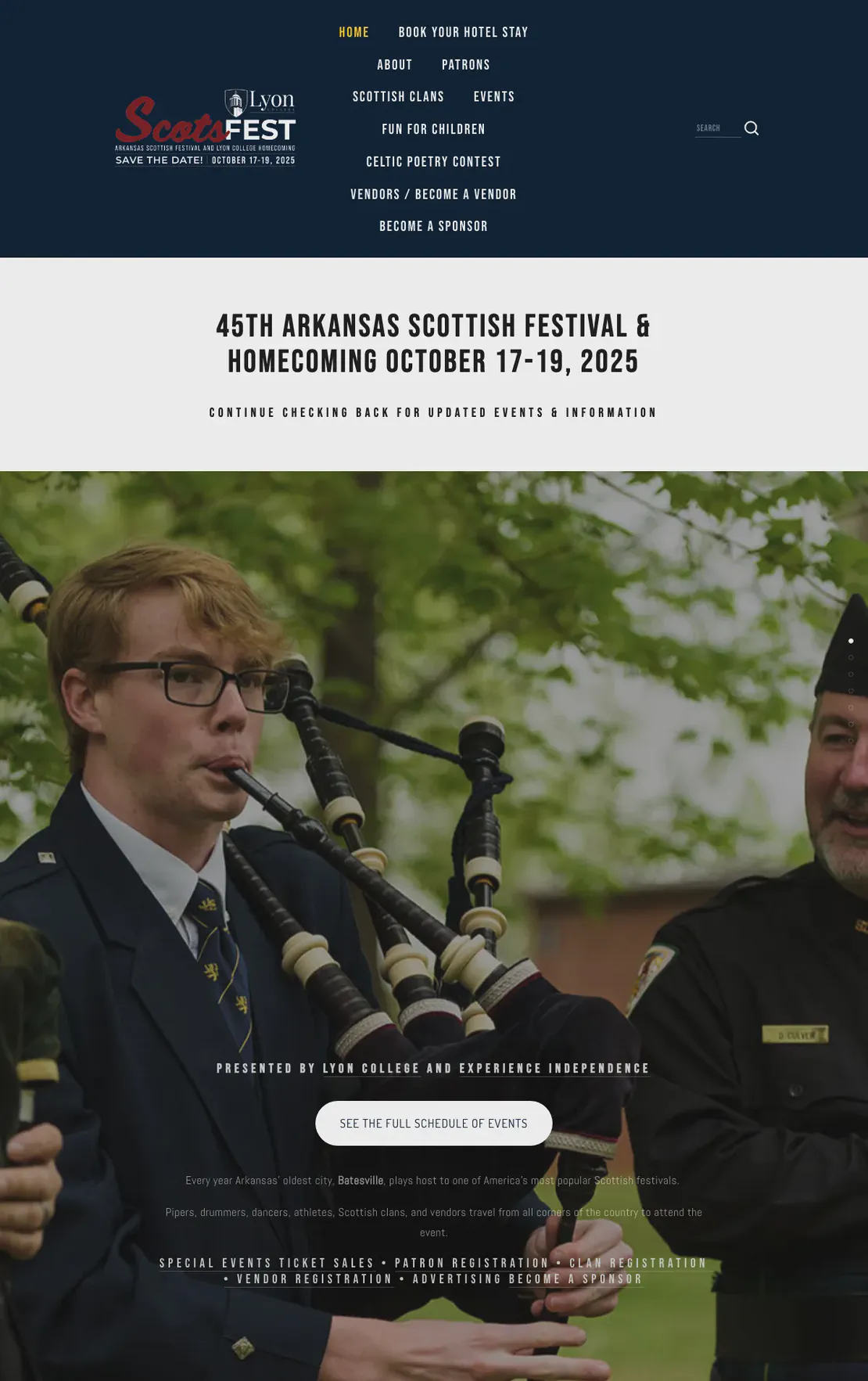 45th Arkansas Scottish Festival
