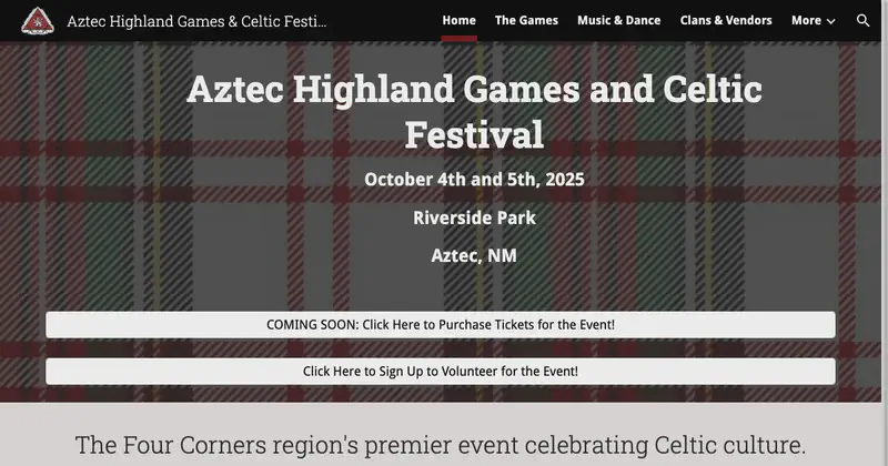 Aztec Highland Games & Celtic Festival