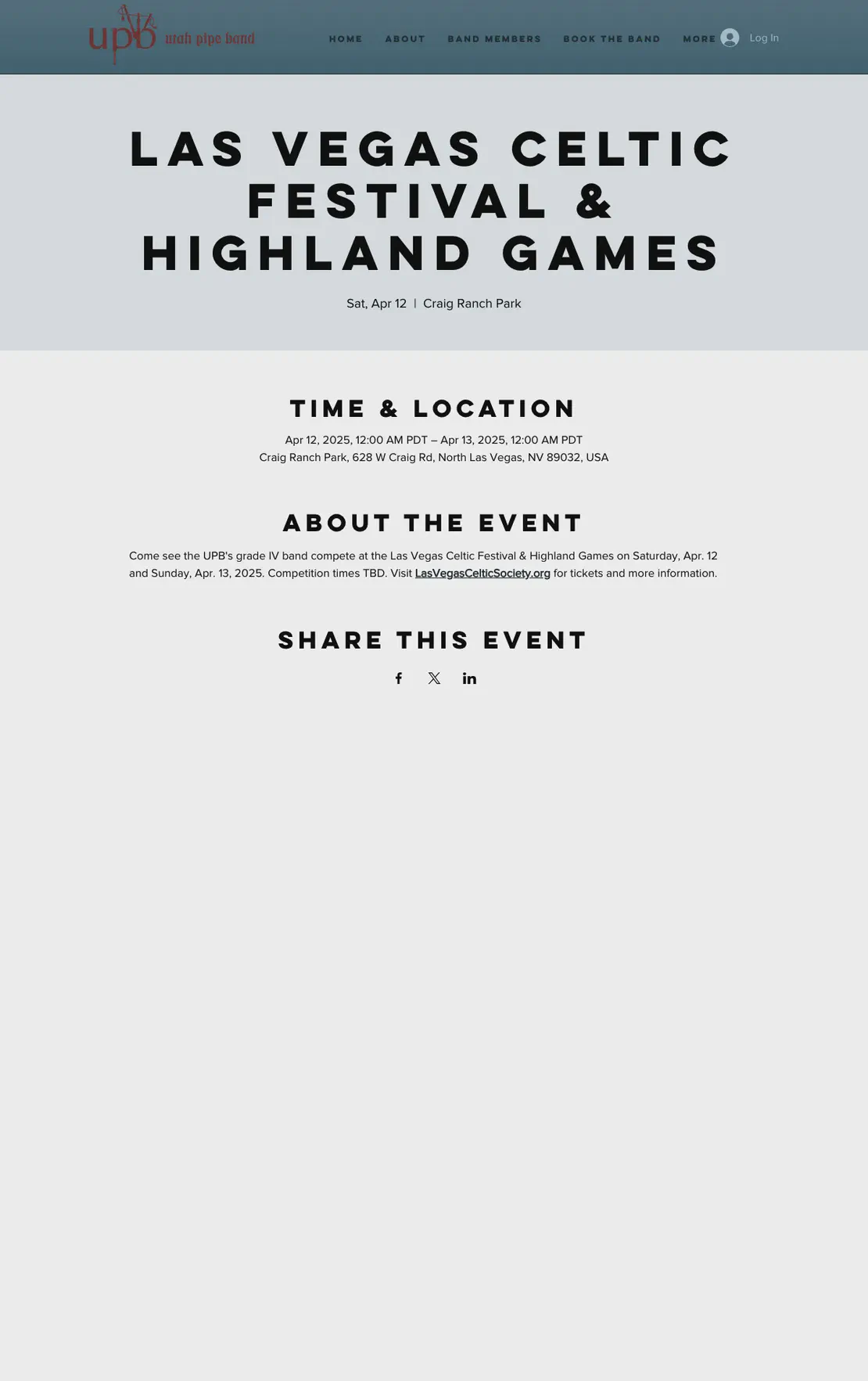 Las Vegas Highland Games