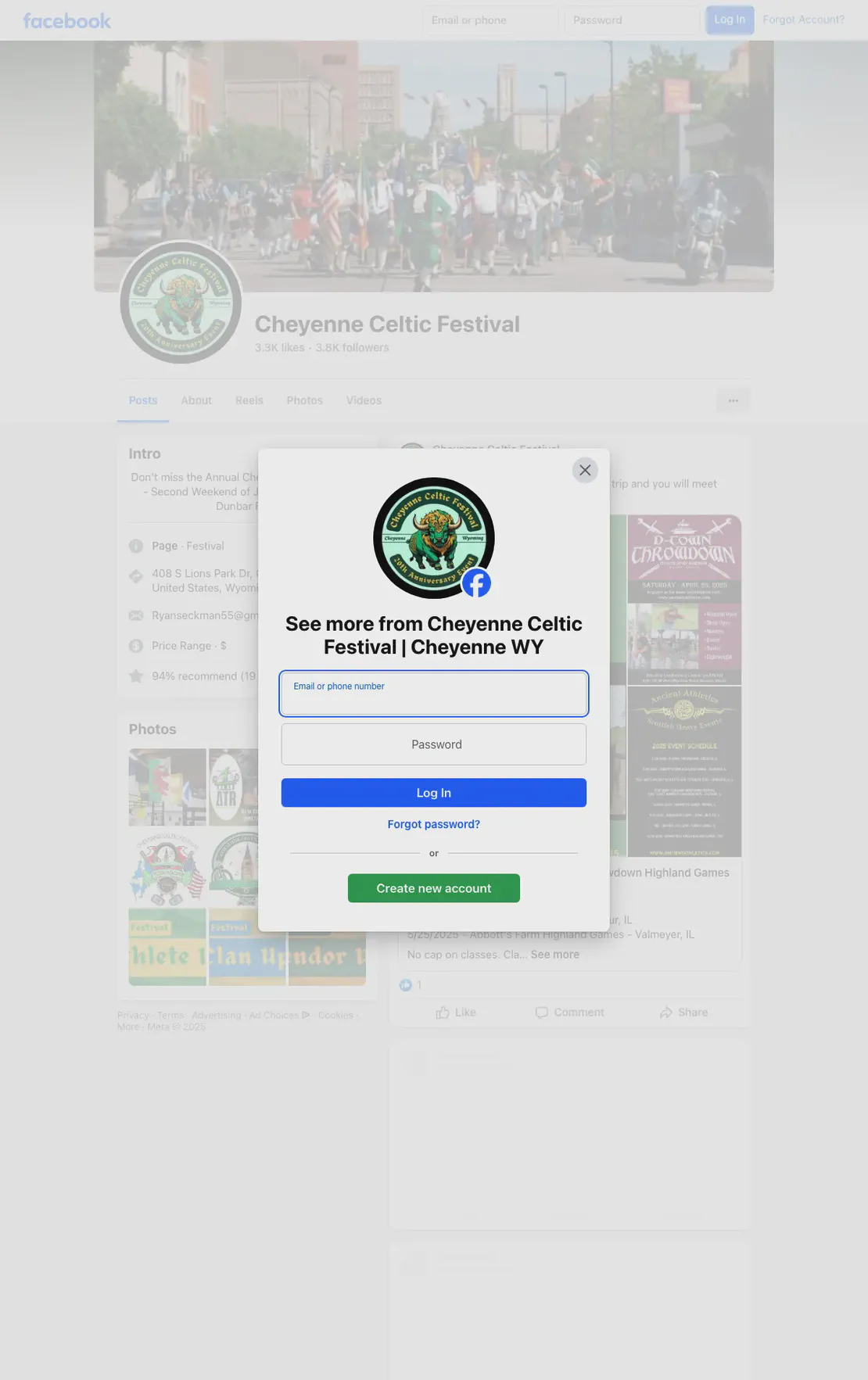 Cheyenne Celtic Festival