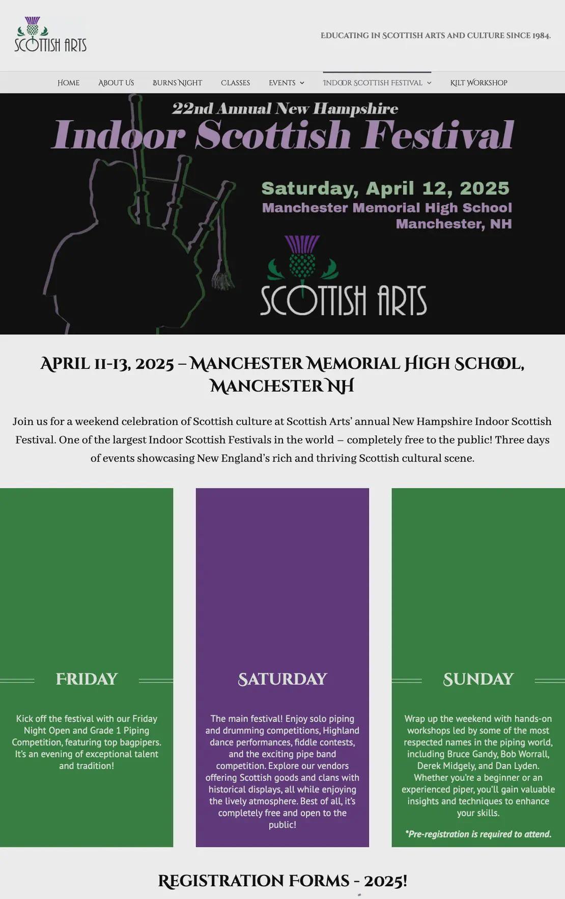 New Hampshire Indoor Scottish Festival