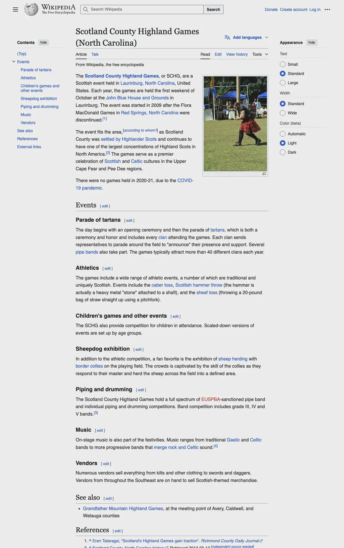Scotland County Highland Games