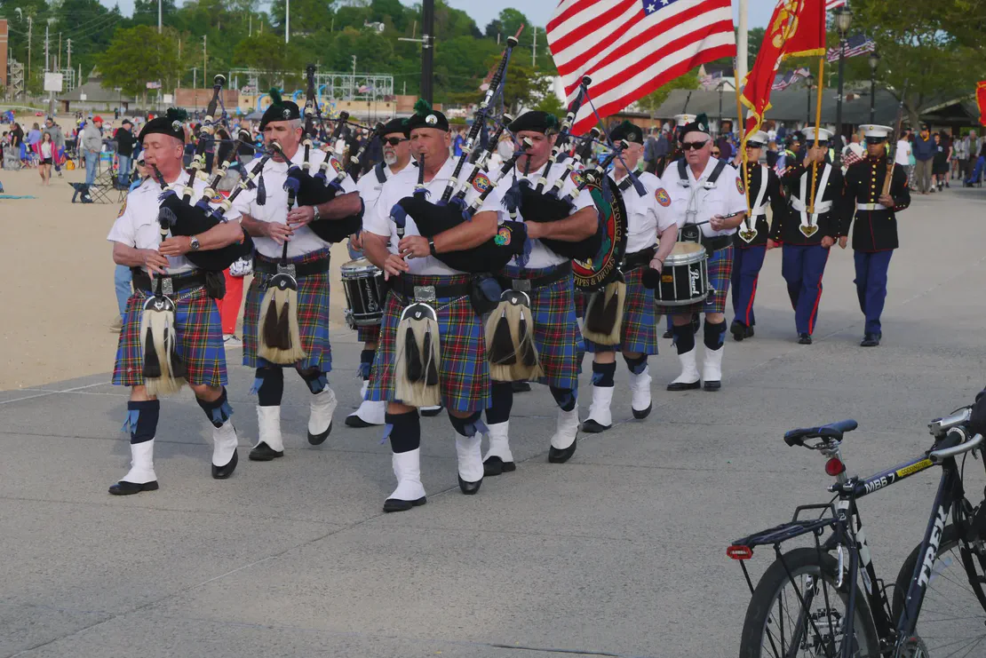 The Nassau County Police Emerald Society Pipe Band