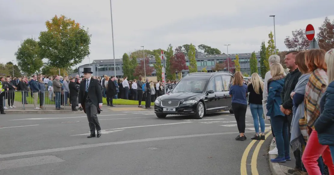 Richmond School community hosts final farewell to Dave Clark