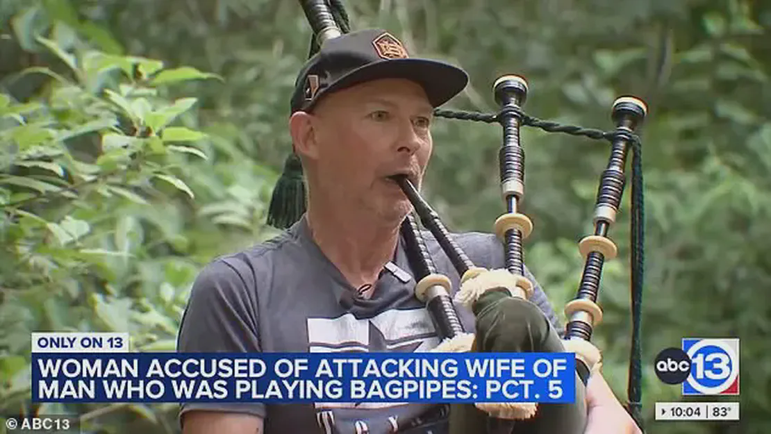 Scottish musician's wife assaulted by 'bagpipe Karen' in shocking outburst in Texas park