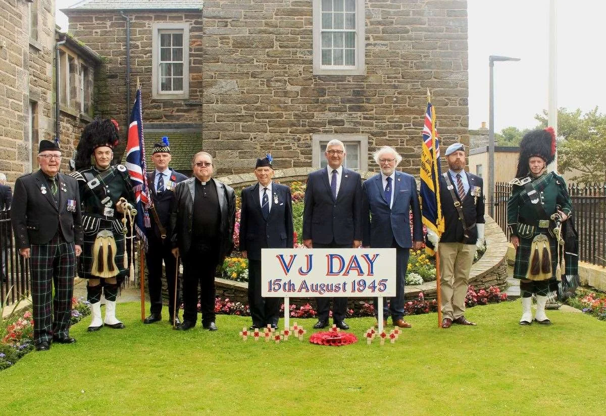 'Our dad was an unsung hero': Wick ceremony marks 80th anniversary of VJ Day
