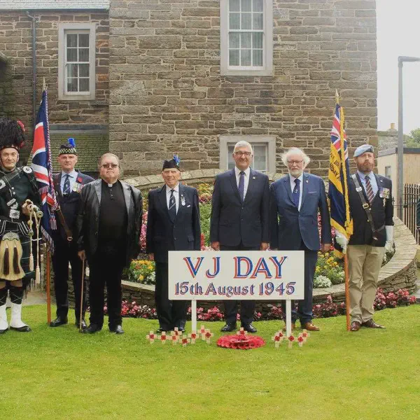 'Our dad was an unsung hero': Wick ceremony marks 80th anniversary of VJ Day