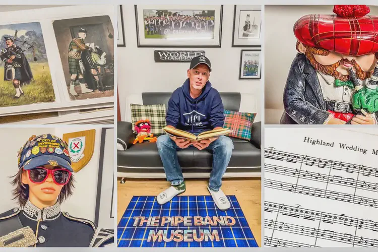 The Pipe Band Museum tour!