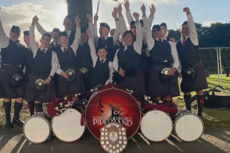 Barrhead pipe band land second top major
