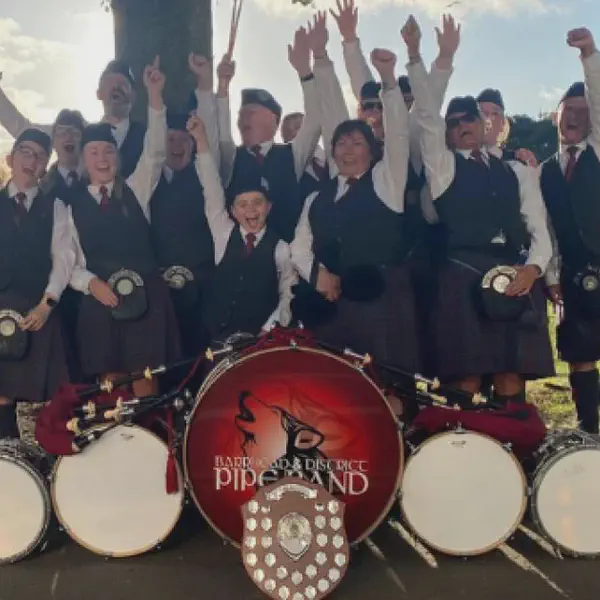 Barrhead pipe band land second top major
