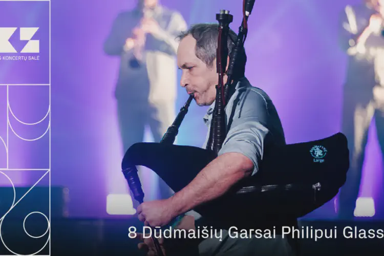 The Sound of 8 Bagpipes for Philip Glass