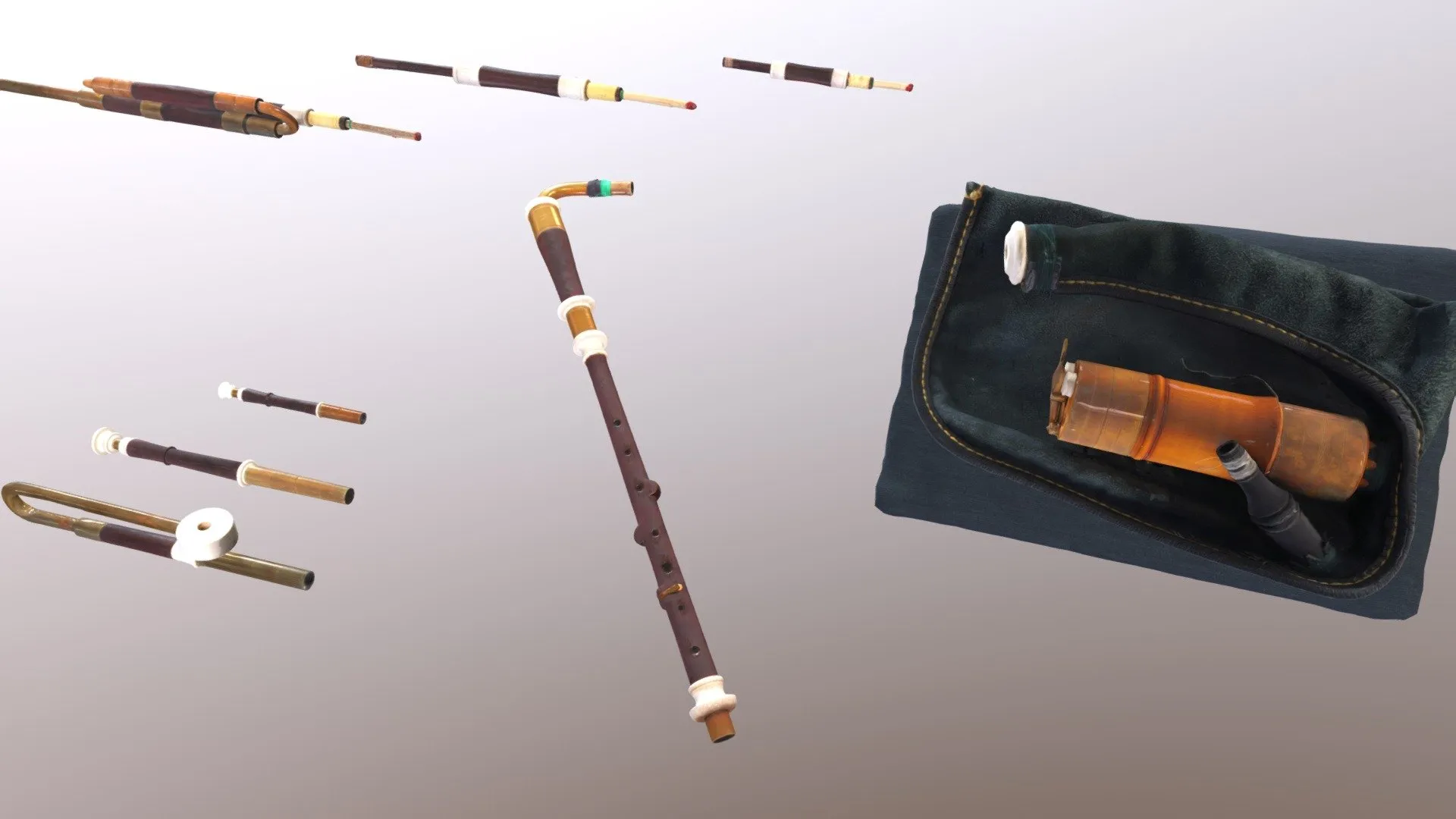 Uilleann Pipes: Personal Objects 3D Model by Archaeology, Classics and Egyptology at ...
