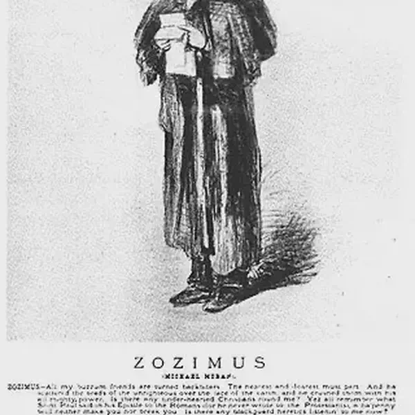 Death of Michael Moran, aka Zozimus, balladeer and storyteller