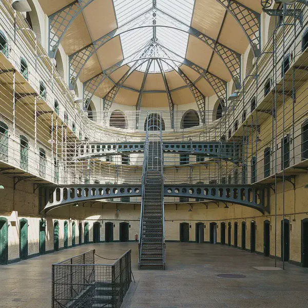 Kilmainham Gaol in Dublin receives its first prisoners
