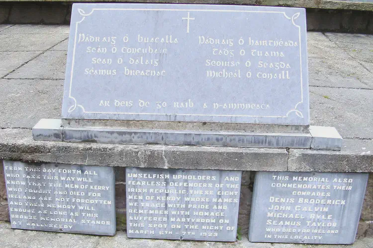 Eight republican prisoners are executed by use of a mine at Ball seedy, Co. Kerry