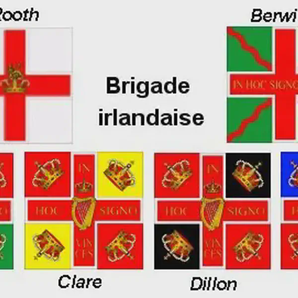 Five regiments of Irishmen sail for France and form the nucleus of Frances Irish Brigade