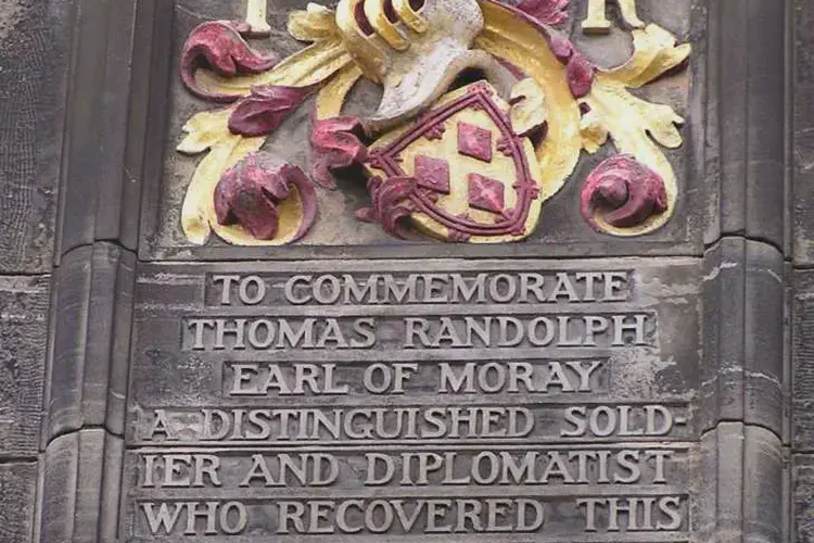 Thomas Randolph, Earl of Moray, died
