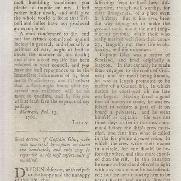 Four pirates are found guilty of murdering on the high seas Captain Cochrane & Glas