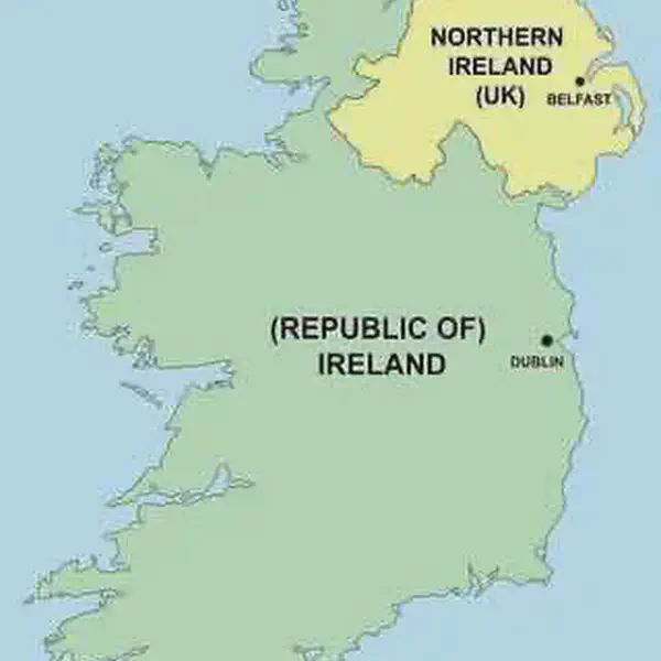 The six counties of Northern Ireland opt out of the Free State