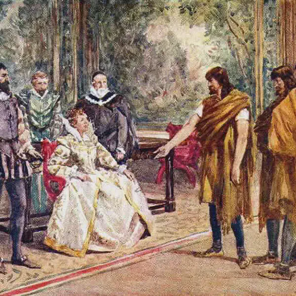 Shane O'Neill submits to Queen Elizabeth at Whitehall, but rebels again within months