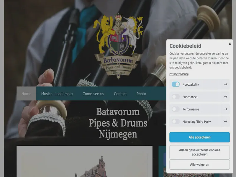 Website preview for www.batavorum.com