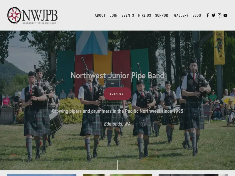 Website preview for www.nwjpb.org